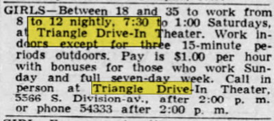 Stardust Drive-In Theatre - Oct 26 1948 Article (newer photo)